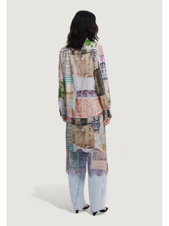 Desigual Desigual Blusa CAM_PHOTOPOSTA Beige To Fit