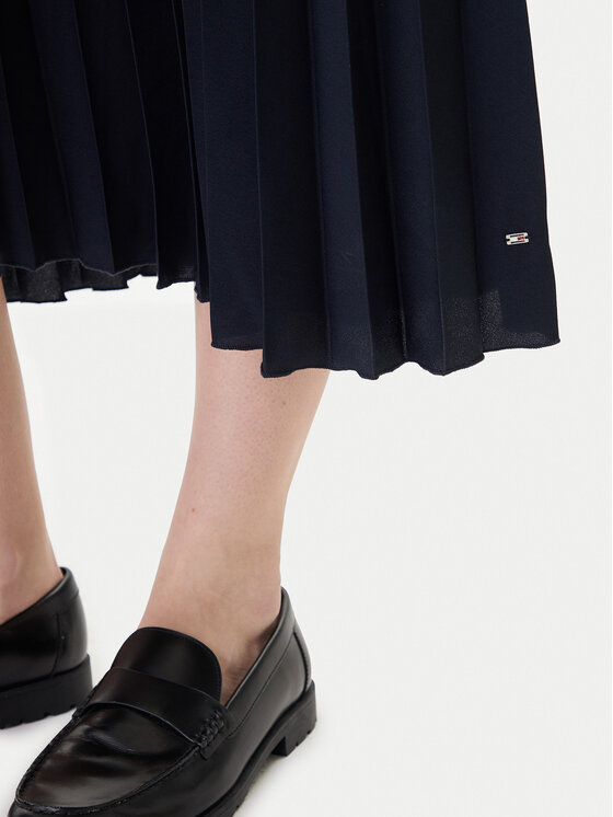 Tommy Hilfiger Tommy Hilfiger Igapäevane kleit WW0WW39342 Tumesinine Regular Fit