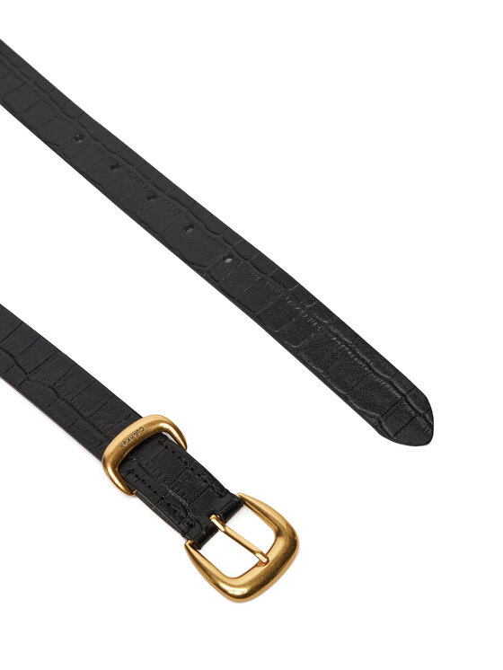 Calvin Klein Calvin Klein Ženski remen Bombay Strap Croc 25Mm Belt LV04F7056G Crna