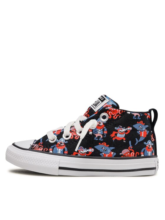Converse Converse Tornacipő Chuck Taylor All Star Street Mid 672732C Fekete