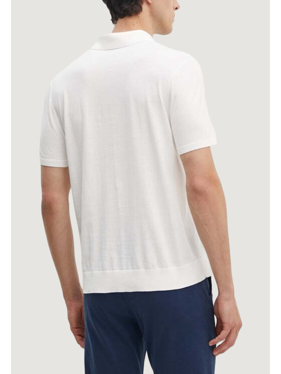 Armani Exchange Armani Exchange Polo KNIT Biały Casual Fit