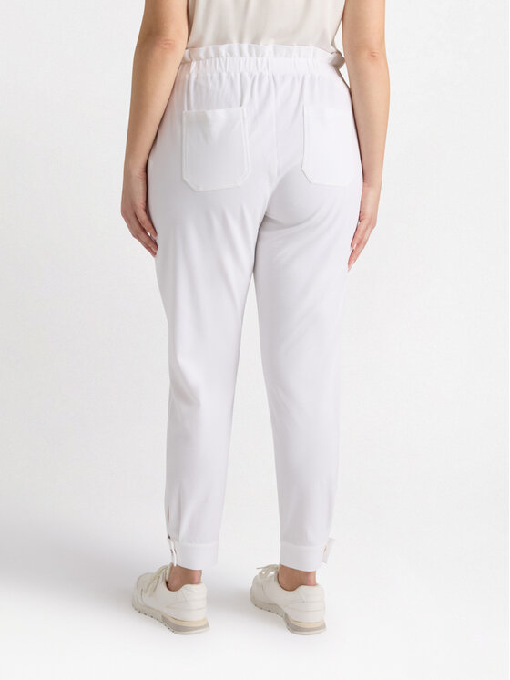 Fiorella Rubino Fiorella Rubino Pantaloni di tessuto P821L002118N011 Bianco Regular Fit