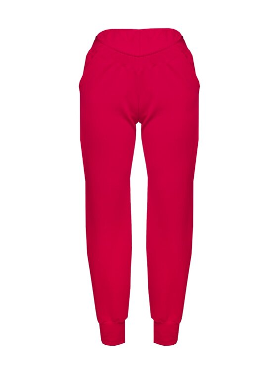DKaren Sport DKaren Sport Spodnie dresowe Seattle Czerwony Slim Fit