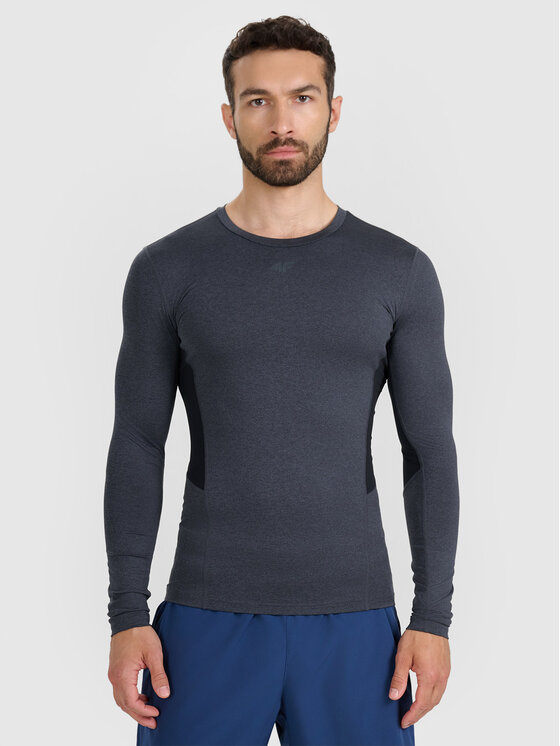 4F 4F Funkčné tričko MULTI ACTIVE Tmavosivá Slim Fit