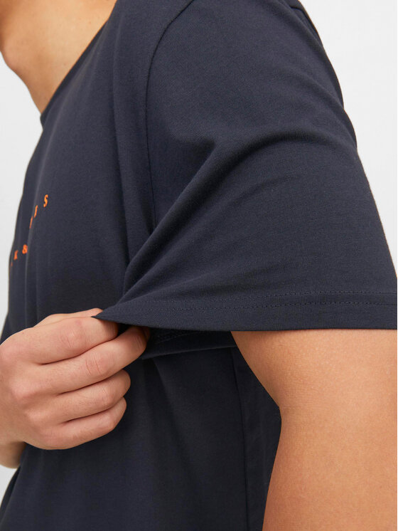 Jack&Jones Jack&Jones Тишърт Star 12234746 Тъмносин Relaxed Fit