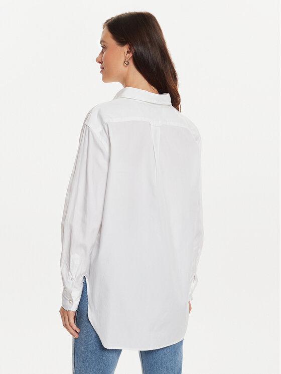 Polo Ralph Lauren Polo Ralph Lauren Риза 211891422001 Бял Relaxed Fit