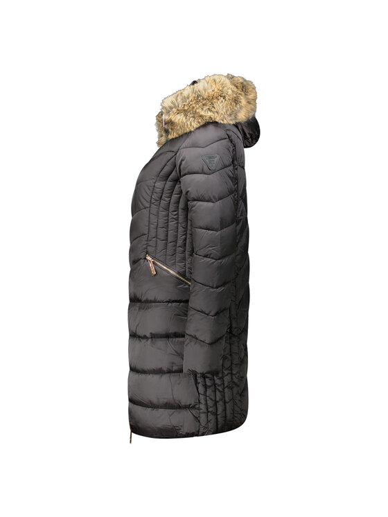 Geographical Norway Geographical Norway Parka WZ7484F/GN-BLACK Czarny Fitted Fit