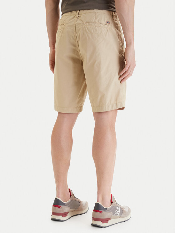 Napapijri Napapijri Pantaloncini di tessuto Nakuru 6 NP0A4HRV Beige Regular Fit