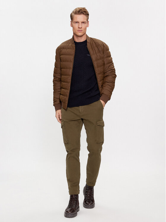 Aeronautica Militare Aeronautica Militare Džemper 232MA1457L509 Tamnoplava Regular Fit
