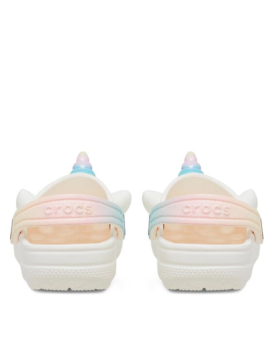 Crocs Crocs Klapki Classic Iam Rainbow Unicorn Clog T 209701 Biały