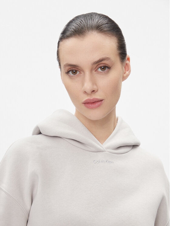 Calvin Klein Calvin Klein Bluza Metallic Micro Logo K20K206960 Beżowy Relaxed Fit