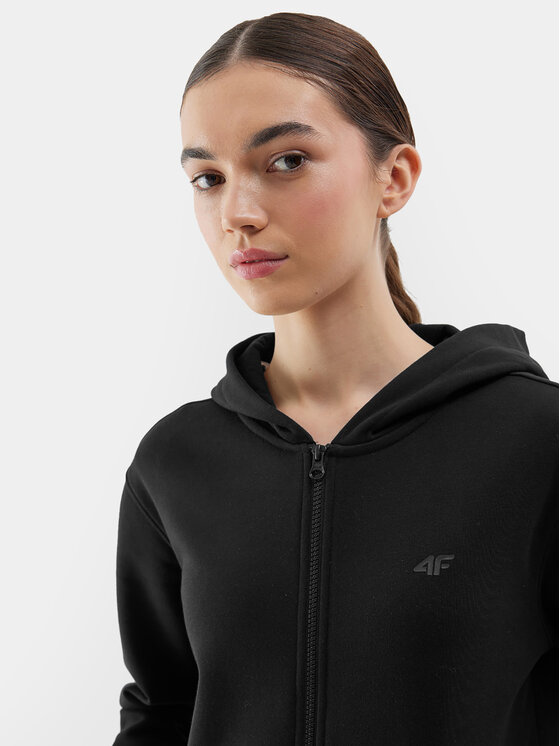 4F 4F Суитшърт 4FWSS24TSWSF0956 Черен Regular Fit