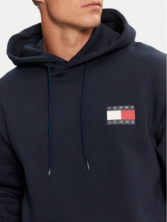 Tommy Jeans Tommy Jeans Majica dugih rukava Essential DM0DM20738 Tamnoplava Regular Fit