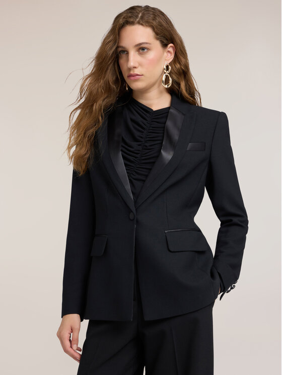 Motivi Motivi Giacca da abito Q117Q001156N033 Nero Slim Fit