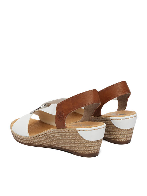 Rieker Rieker Sandalen CEO-624H6-81 Weiß