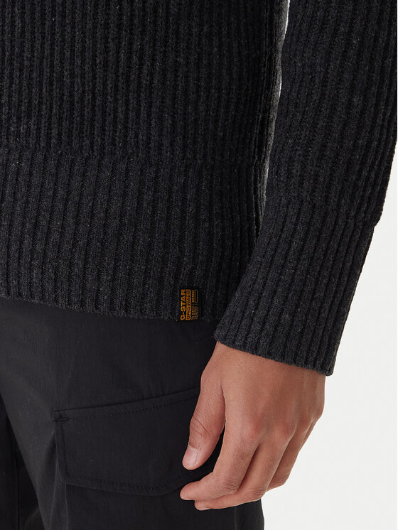 G-Star Raw G-Star Raw Svetr Essential D23731-E212 Šedá Regular Fit