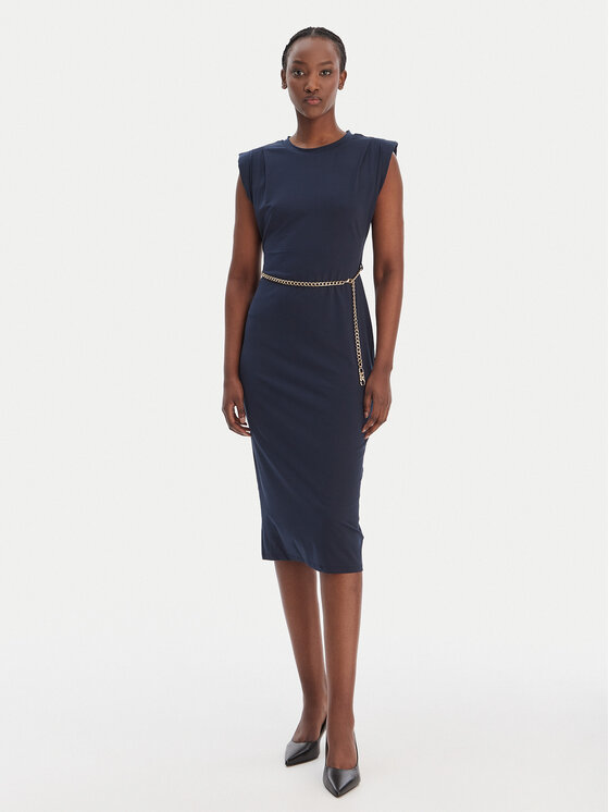 MICHAEL Michael Kors MICHAEL Michael Kors Koktejlové šaty MT5831SH6J Tmavomodrá Regular Fit