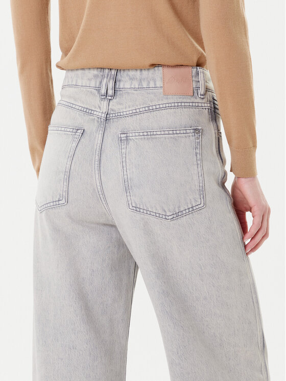 BOSS BOSS Jeans hlače C_Marlene Hr Split 50542436 Siva Relaxed Fit