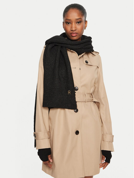 Tommy Hilfiger Tommy Hilfiger Sciarpa AW0AW16646 Nero