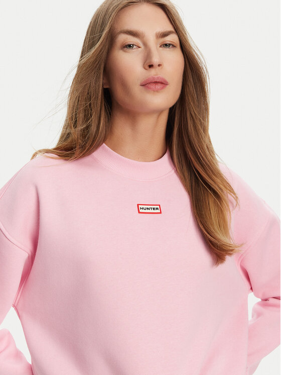Hunter Hunter Sweatshirt Tina HARW0042242 Rosa Cropped Fit