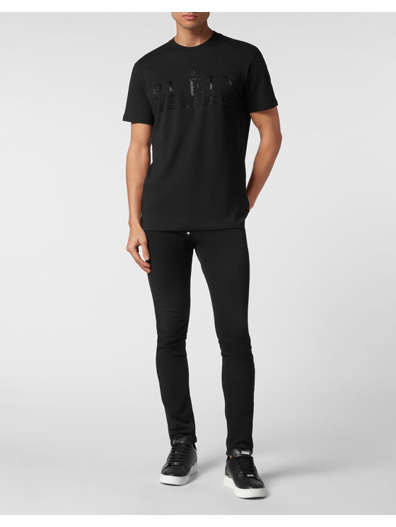 PHILIPP PLEIN PHILIPP PLEIN T-Shirt 14923 Černá Regular Fit