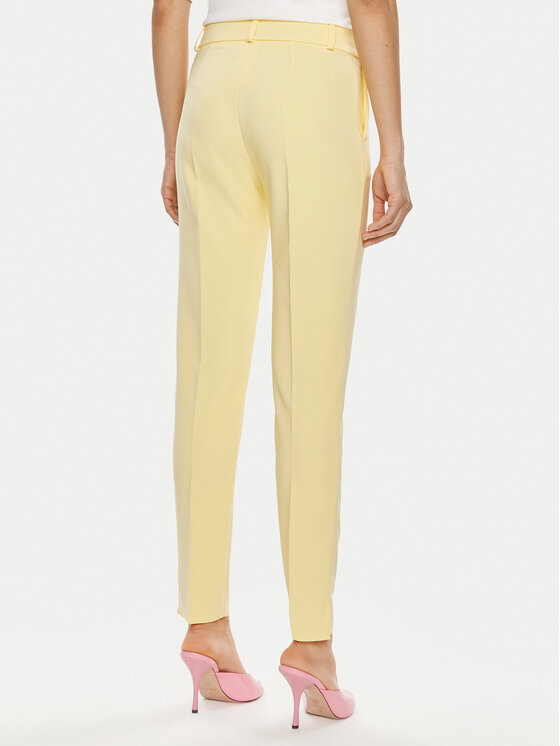 Rinascimento Rinascimento Штани з тканини CFC0118281003 Жовтий Regular Fit