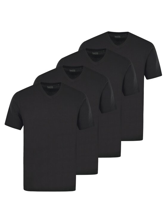 hajo hajo T-Shirt 26104 Czarny Comfort Fit