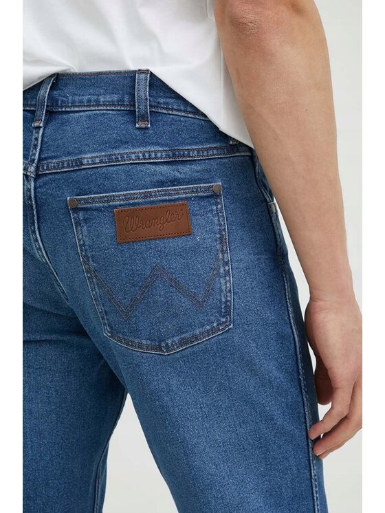 Wrangler Wrangler Jeansy Greensboro Niebieski Regular Fit