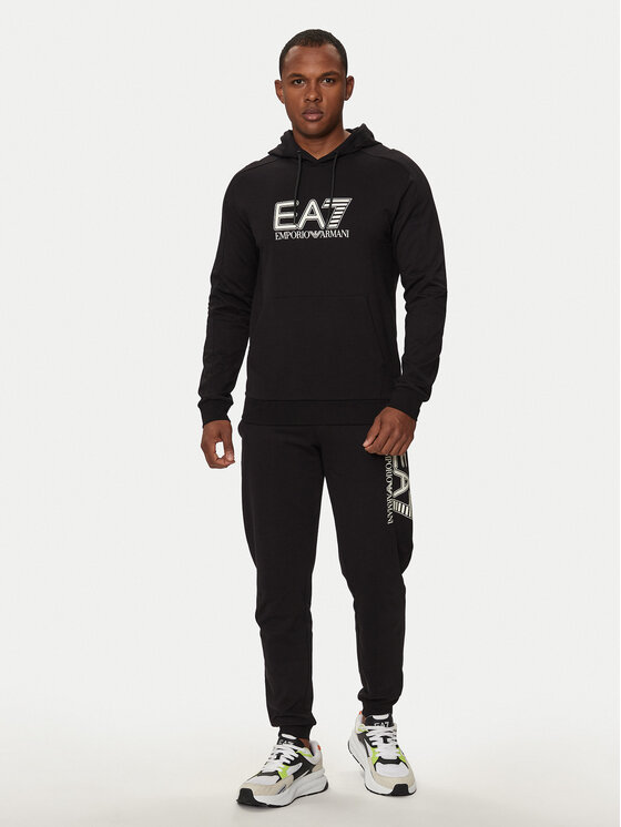 EA7 Emporio Armani EA7 Emporio Armani Суитшърт 6DPM62 PJVRZ 1200 Черен Regular Fit