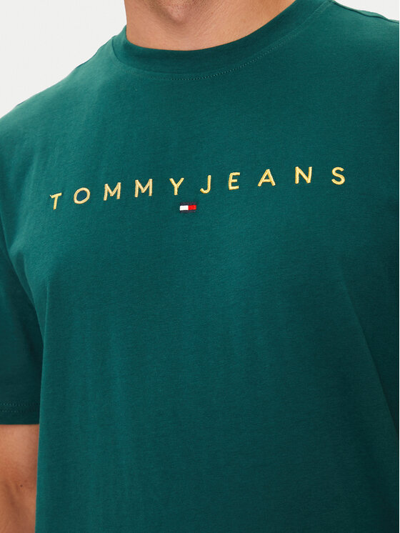 Tommy Jeans Tommy Jeans Marškinėliai DM0DM19694 Žalia Regular Fit