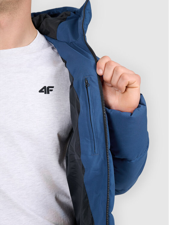 4F 4F Kurtka zimowa 4FWAW26TTJAM1213-30S Zielony Active Fit