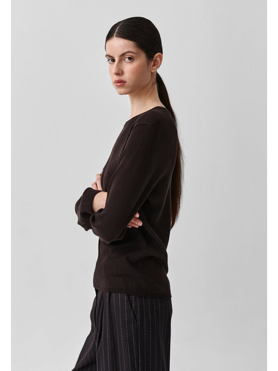 TATUUM TATUUM Bluzka BAS Brązowy Classic Fit