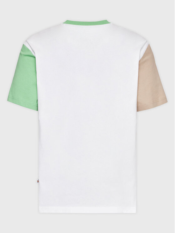 T-shirt EDDYVILLE DK0A4Y8SWHX1 Bianco Regular Fit