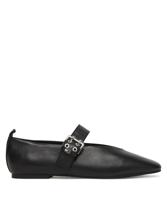 Tommy Jeans Tommy Jeans Balerīnas Tjw Ballerina Buckle EN0EN03019 Melns