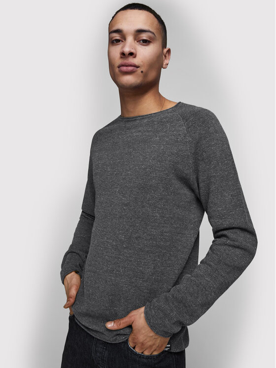 Jack&Jones Jack&Jones Džemper Hill 12157321 Siva Regular Fit