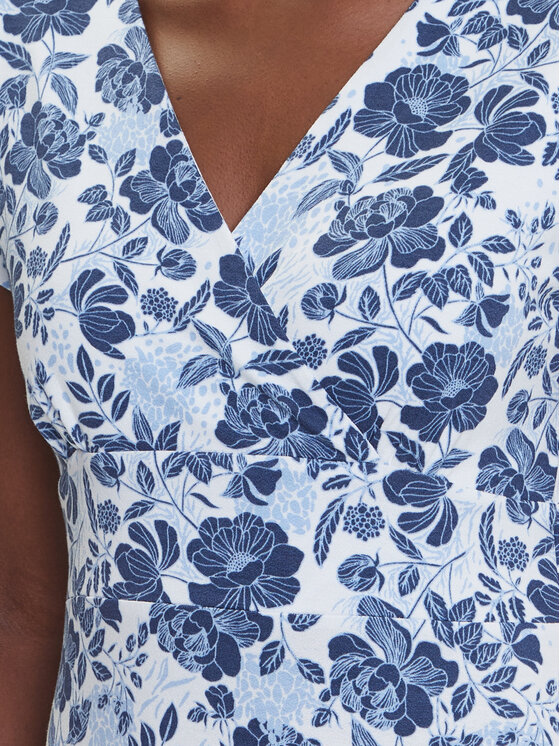 Olsen Olsen Kleid für den Alltag 13002031 Blau Regular Fit