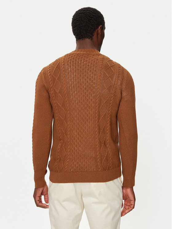 Matinique Matinique Maglione Triton 30207487 Marrone Regular Fit