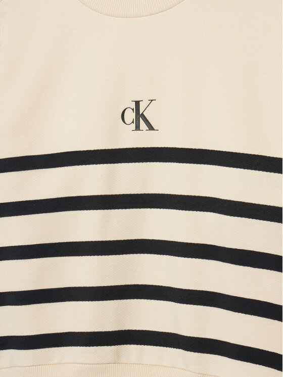 Calvin Klein Jeans Calvin Klein Jeans Džemper haljina IG0IG02963 D Bež Relaxed Fit