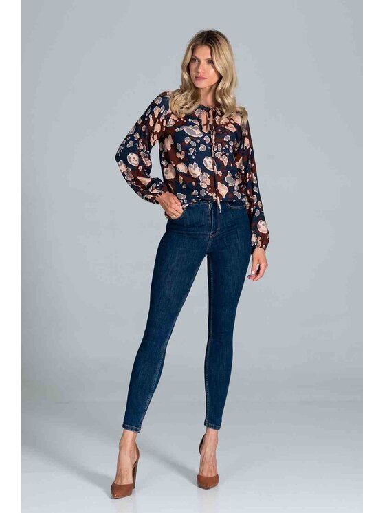 FIGL FIGL Bluzka M818 Kolorowy Regular Fit