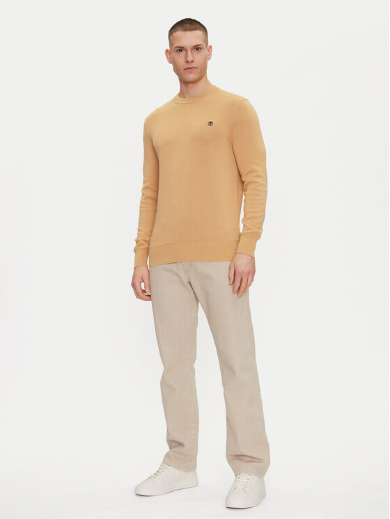 Timberland Timberland Пуловер TB0A2BMM Бежов Regular Fit