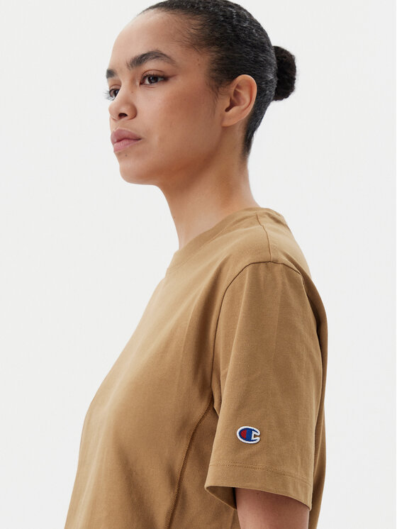 Champion Champion T-särk 117874 Beež Regular Fit