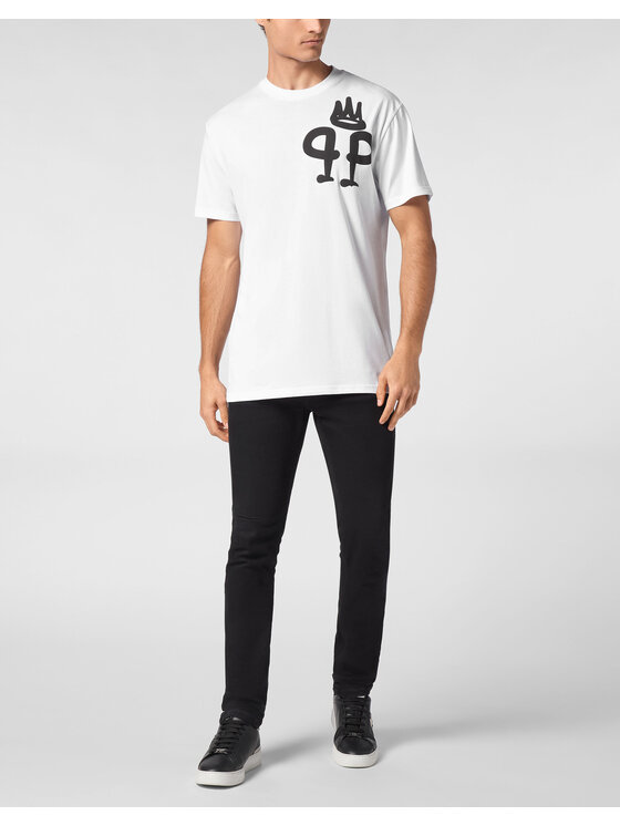 PHILIPP PLEIN PHILIPP PLEIN Tričko 9417 Biela Regular Fit