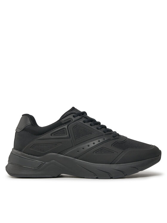 Calvin Klein Sneakersy Low Top Lace Up HM0HM01363 Čierna