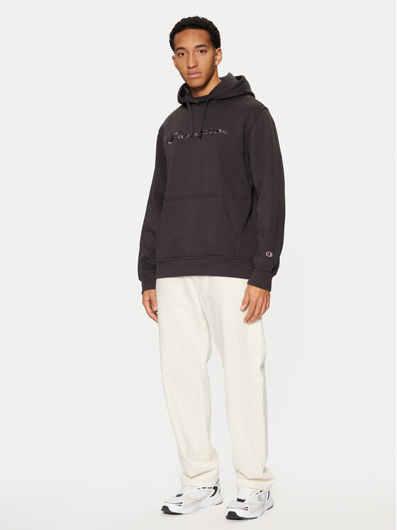 Champion Champion Μπλούζα 220271 Μαύρο Relaxed Fit