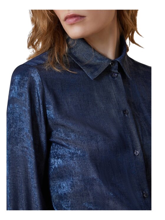 Pennyblack Pennyblack Camicia 2511111122200-004 Blu Regular Fit
