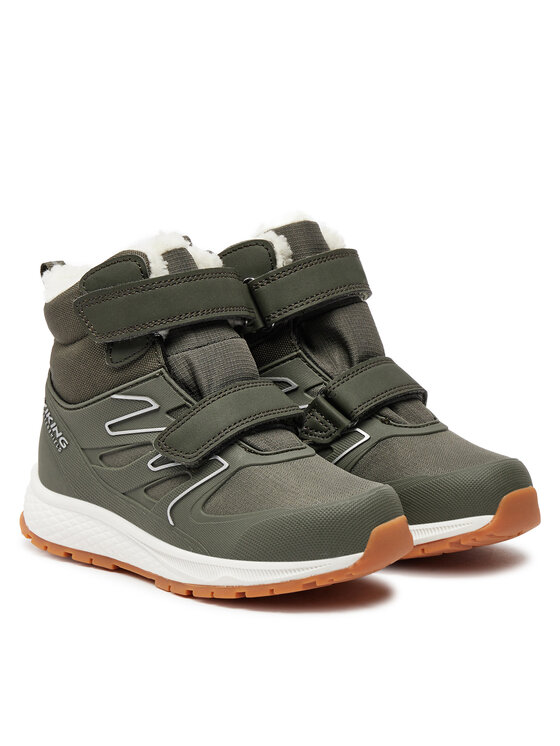 Viking Viking Čizme za snijeg Equip Defence Warm Wp 2V 3-94400-2437 Kaki