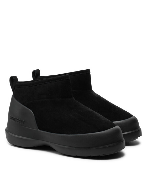 Moon Boot Moon Boot Hótaposó Luna Low Suede Boot 80D2480040 Fekete
