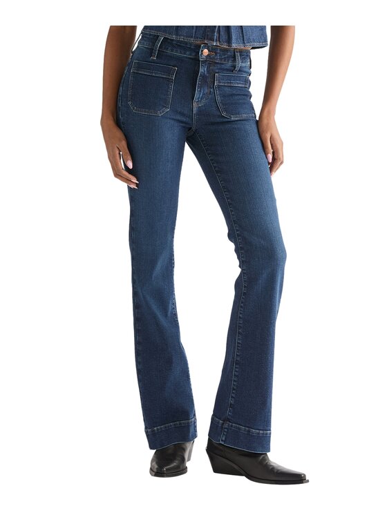 Wrangler Wrangler Jeansy 112379973 Niebieski Flare Fit
