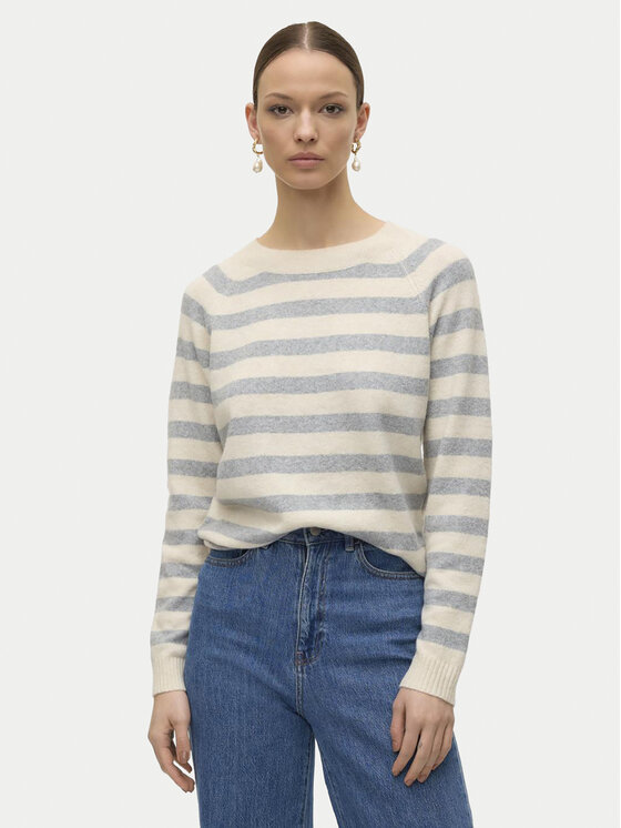 Vero Moda Vero Moda Svetr Doffy 10201022 Béžová Regular Fit