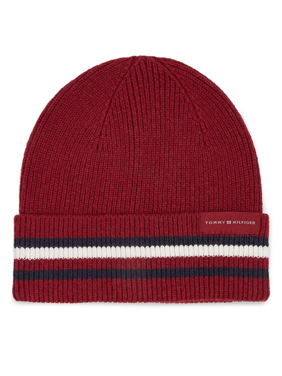 Tommy Hilfiger Tommy Hilfiger Cepure Corporate Beanie AM0AM11484 Sarkans